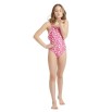 ARENA JR Girls' Swimsuit Lightcross Back Allover (005215-900) ΜΑΓΙΟ
