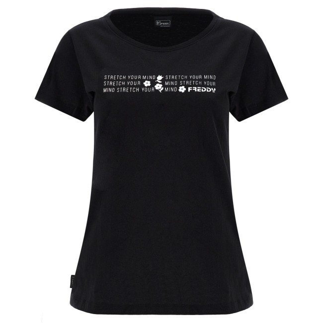 FREDDY W Short Sleeve T-Shirt S/S (S3WBCT8-N) ΜΠΛΟΥΖΑ