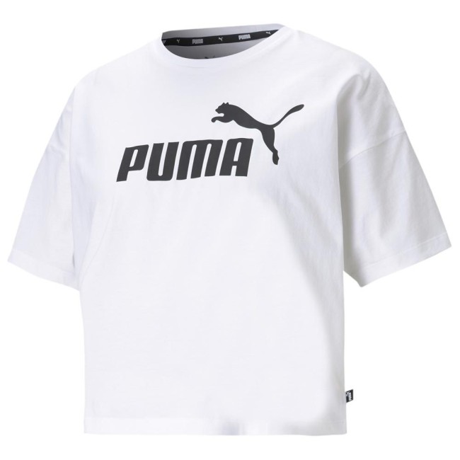 PUMA W ESS Cropped Logo Tee (586866-02) ΜΠΛΟΥΖΑ