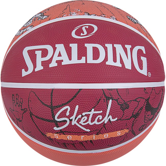 SPALDING Sketch Dribble Rubber Basketball (84-381Z1) ΜΠΑΛΑ 