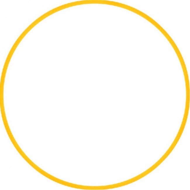 ΑΘΛΟΠΑΙΔΙΑ Στεφάνι Ρυθμικής Πλαστικό 65cm 009.8005-ΚΙΤΡΙΝΟ Κίτρινο